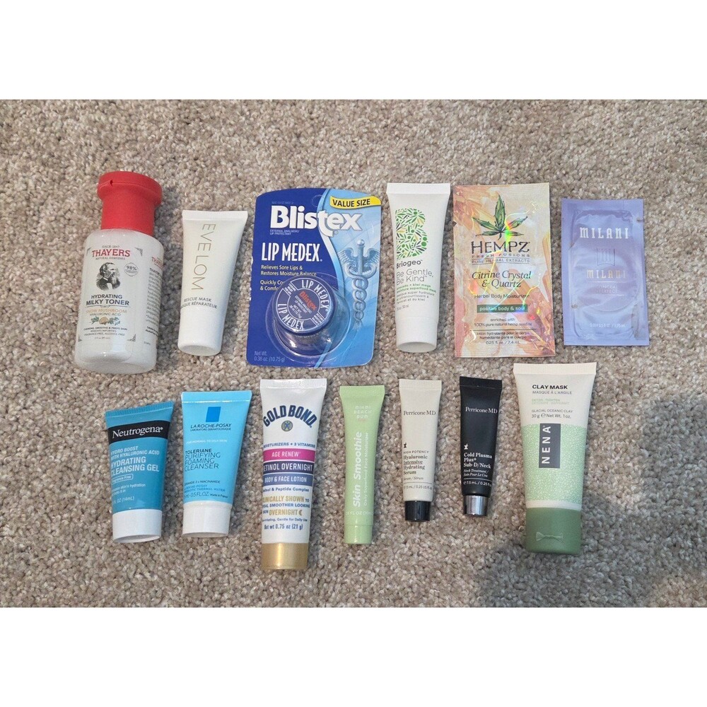 Skincare samples bundle